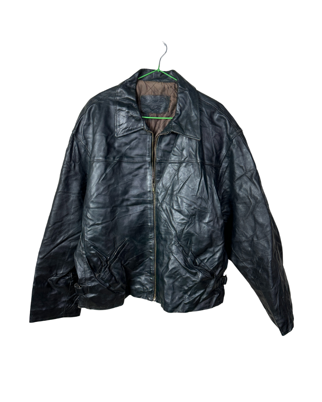 Vintage Genuine Leather Jacket Large