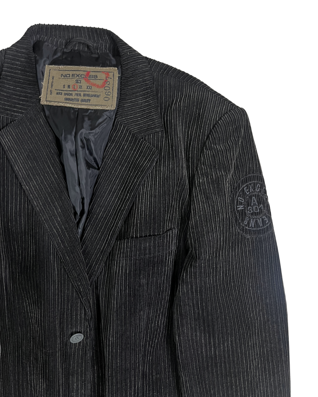 No Excuses Pinstripe Blazer - Large