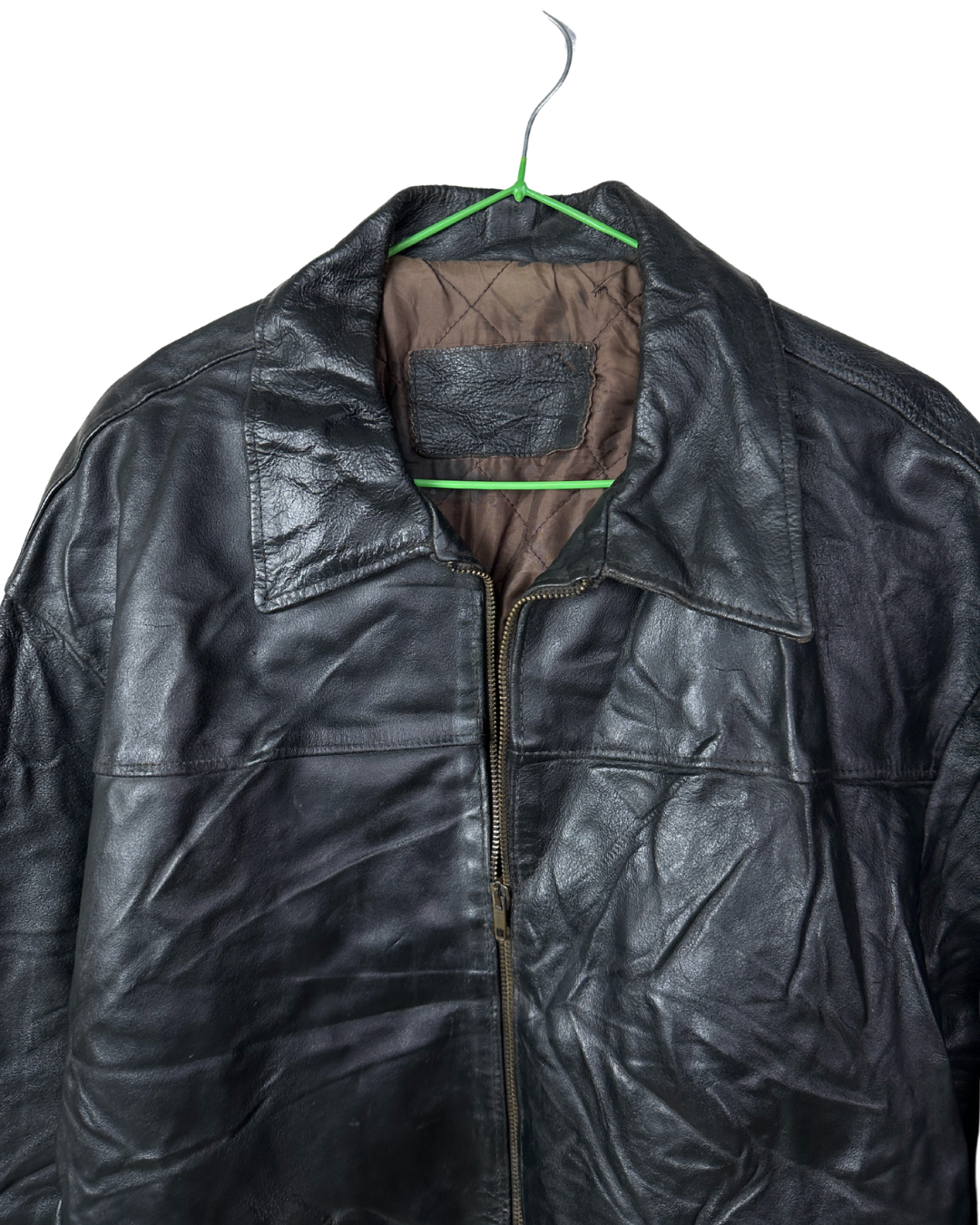 Vintage Genuine Leather Jacket Large