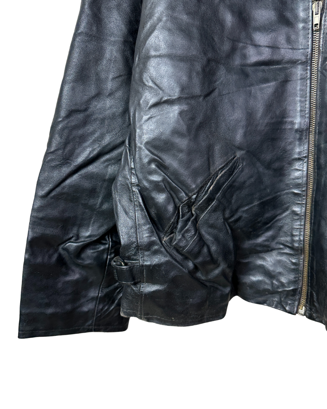 Vintage Genuine Leather Jacket Large