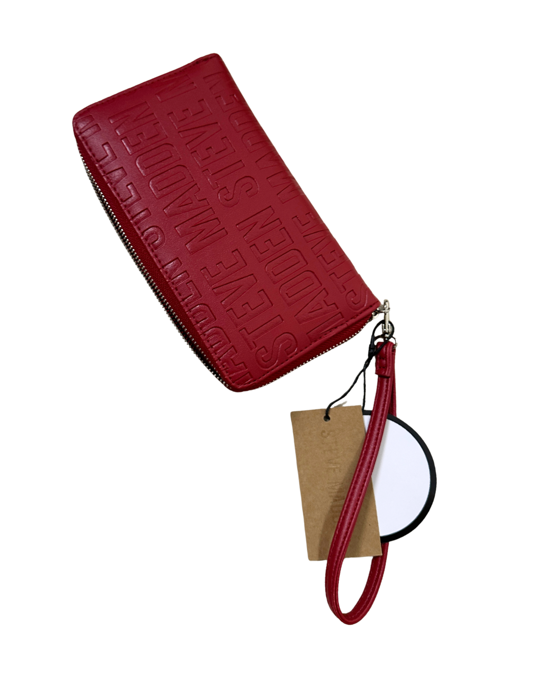 NWT Steve Madden Embossed Wallet & Fringed Scarf Set