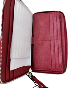 NWT Steve Madden Embossed Wallet & Fringed Scarf Set