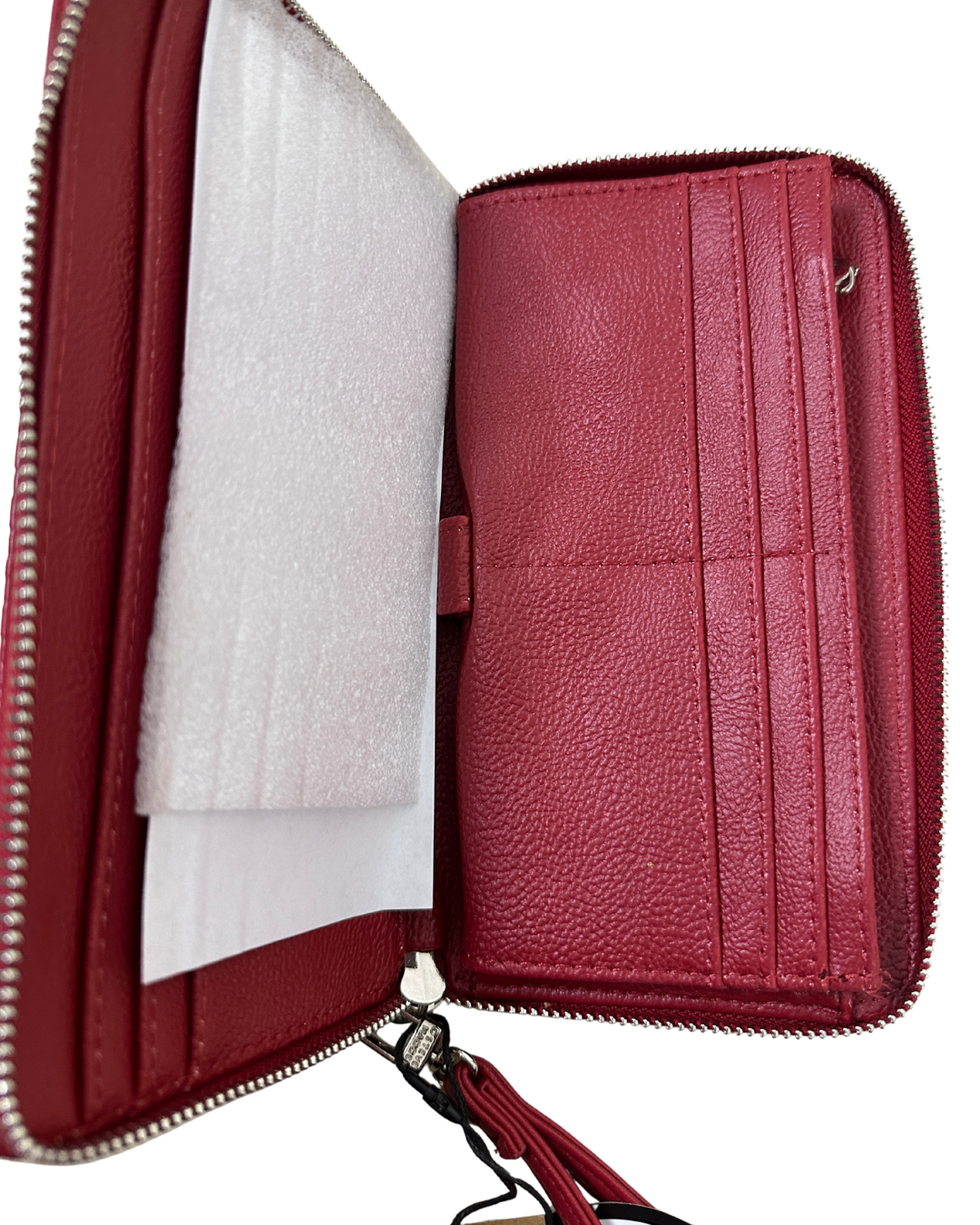 NWT Steve Madden Embossed Wallet & Fringed Scarf Set