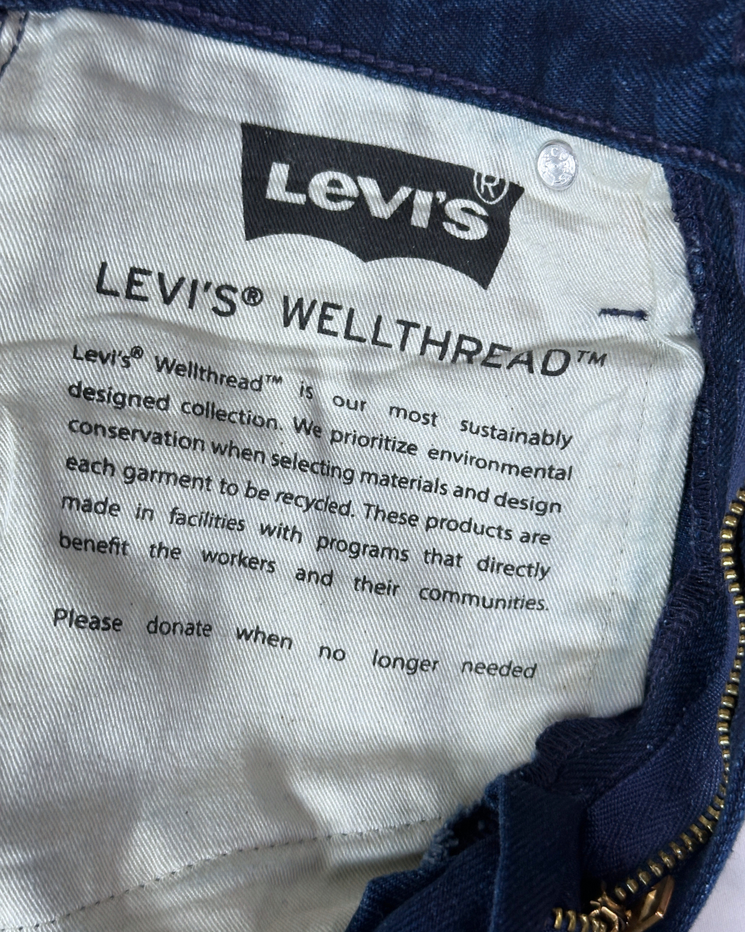 Levi's Wellthread High Loose Jeans - Eco Denim Women's W26 L33