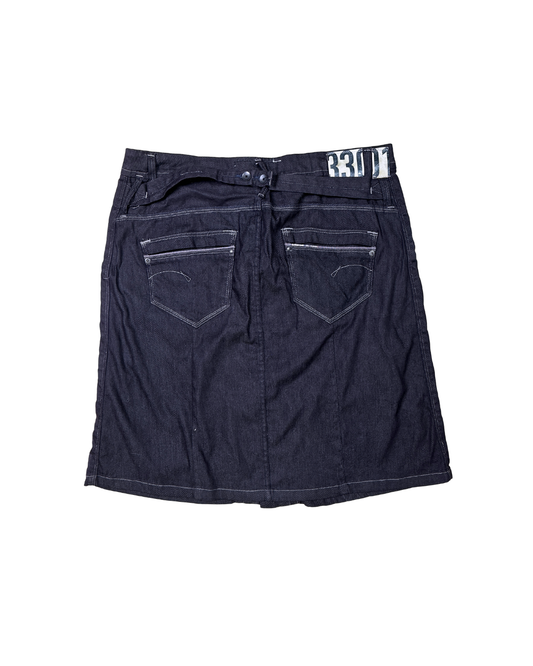 G-Star Raw Button Down Denim Skirt - Size 33