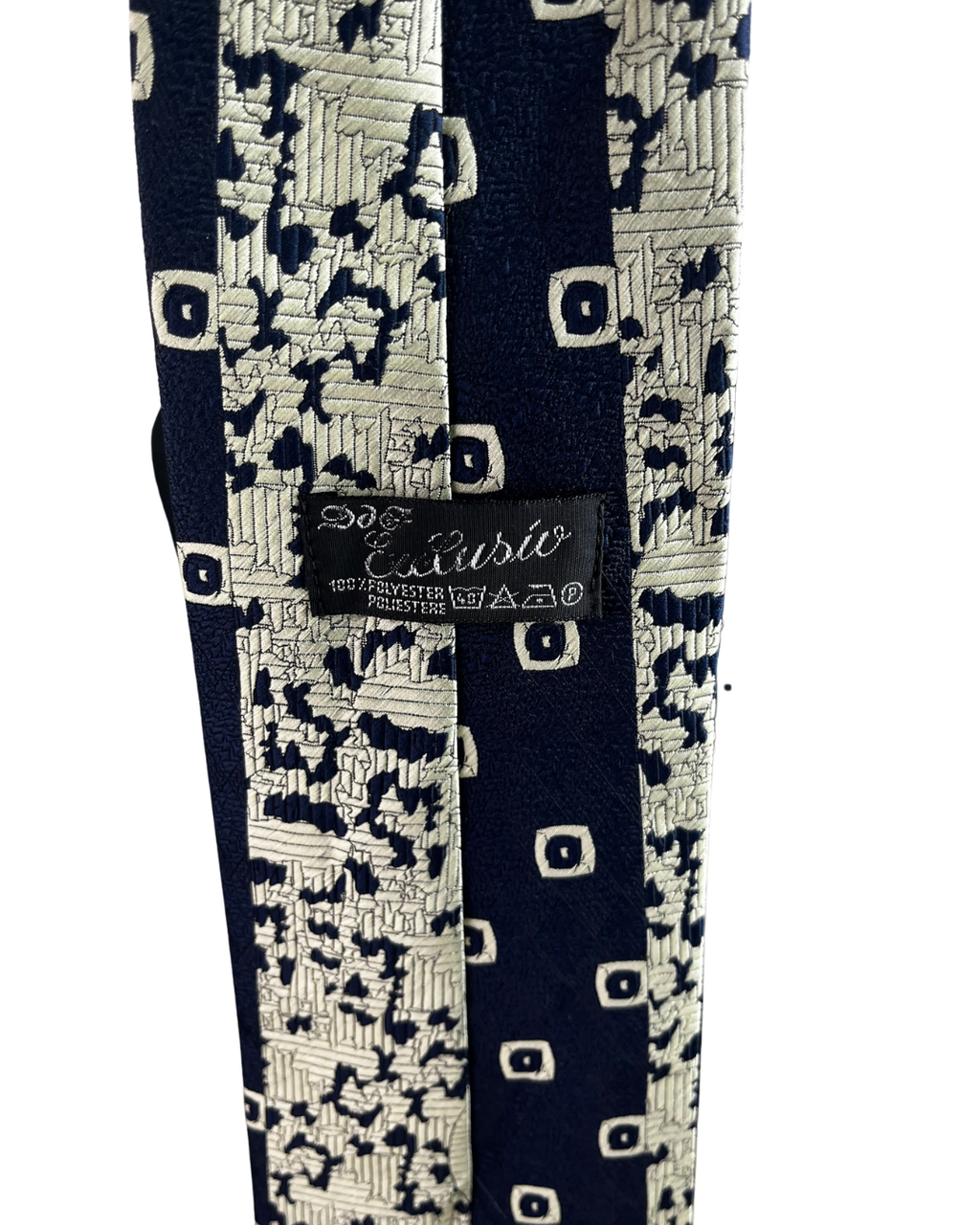 Patterned Polyester Necktie 10.5 cm