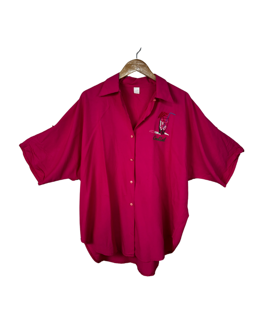 Vintage 80s Cocktail Shirt 3XL