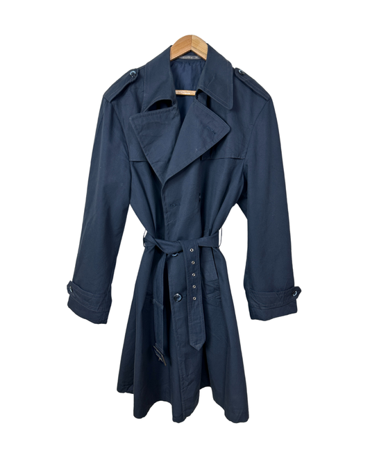 Navy Trench Coat Medium