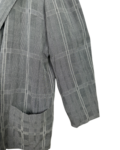 O-Batel Lightweight Plaid Women's Shirt-Blazer