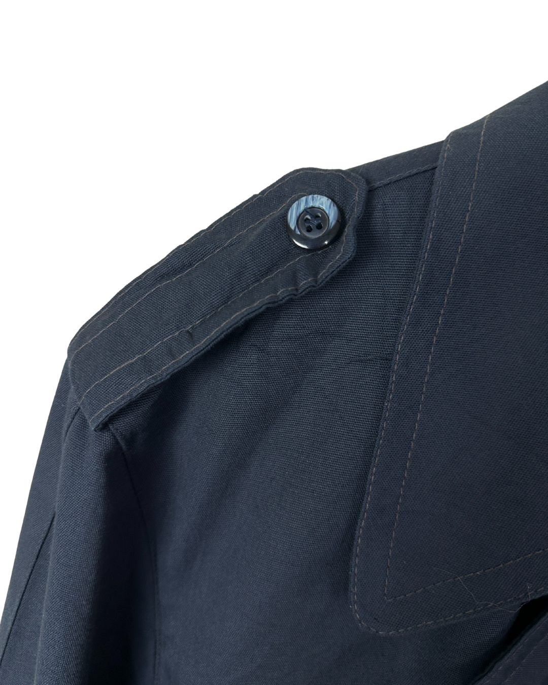 Navy Trench Coat Medium