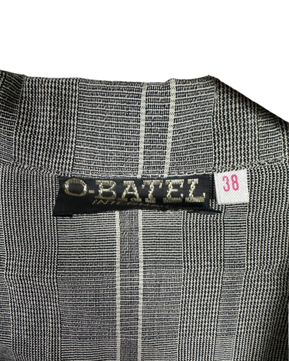 O-Batel Lightweight Plaid Women's Shirt-Blazer