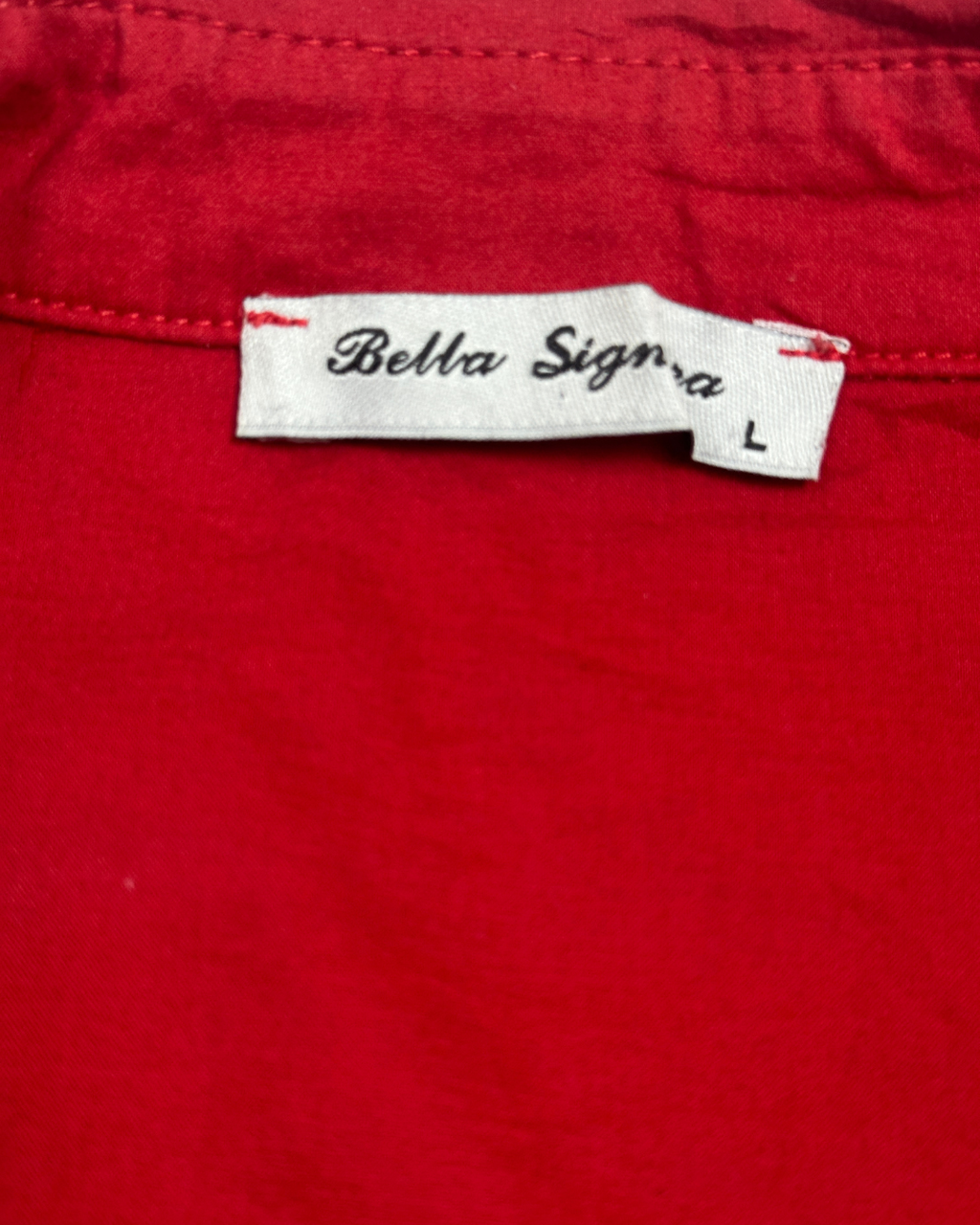 Y2K Bella Sigma Red Lace Up Corset Blouse