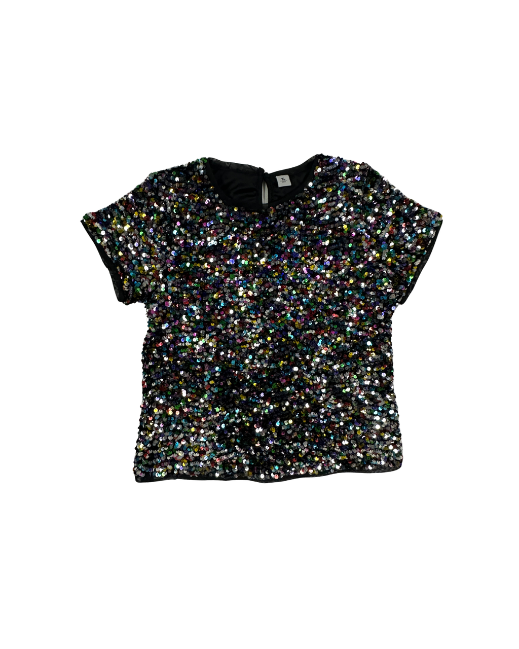Tu Multicolor Sequinned Top