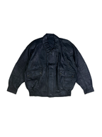 Vintage 90s Genuine Leather Jacket XL