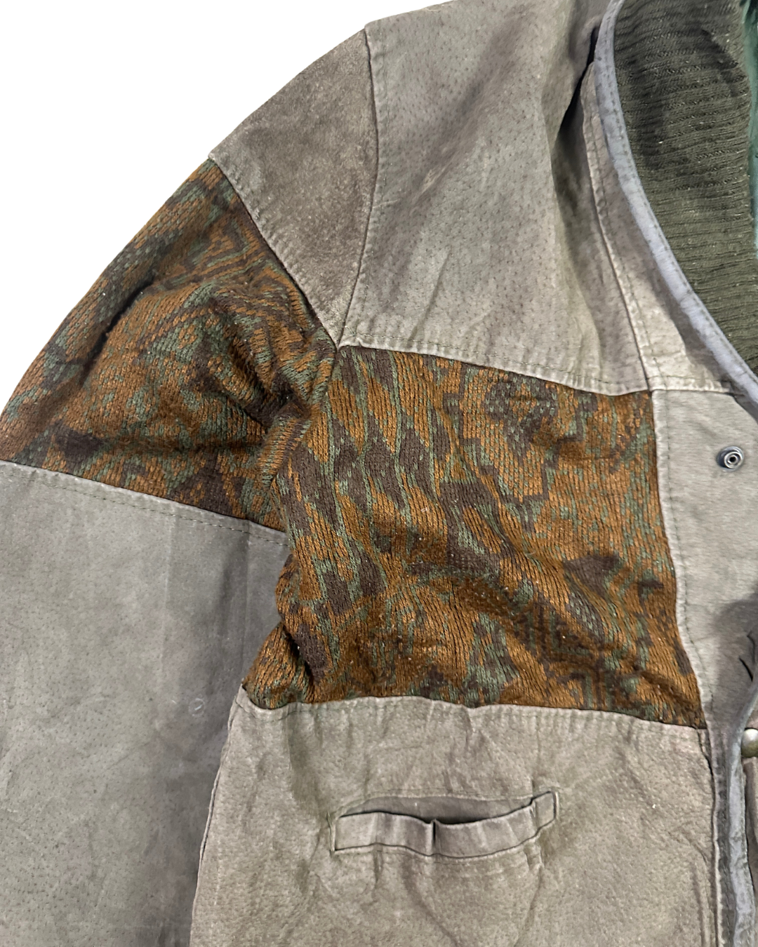 Vintage Genuine Suede Leather Bomber Jacket