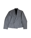 Club de France Double-Breasted Cropped Blazer