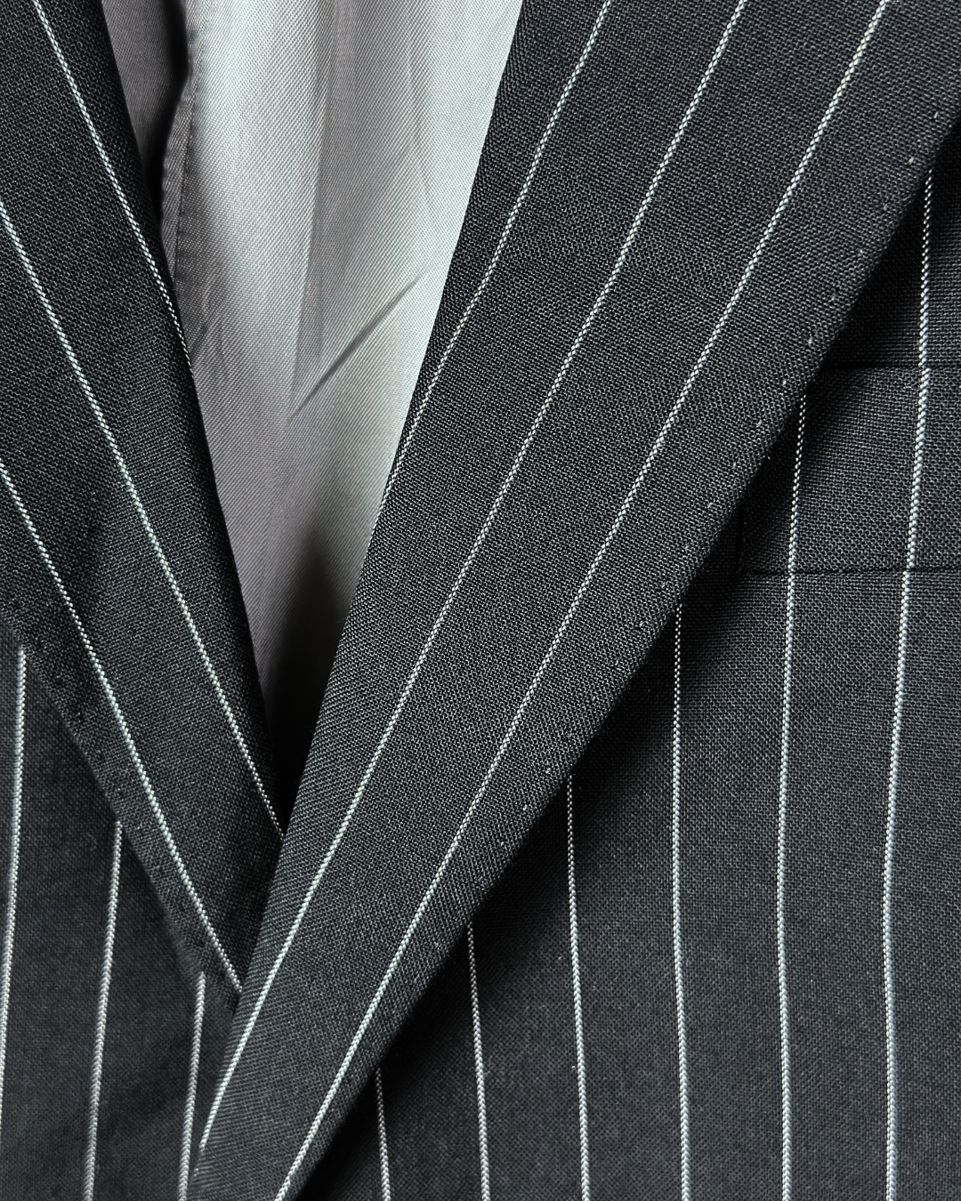 Batistini Striped Wool-Blend Full Suit - Size 50