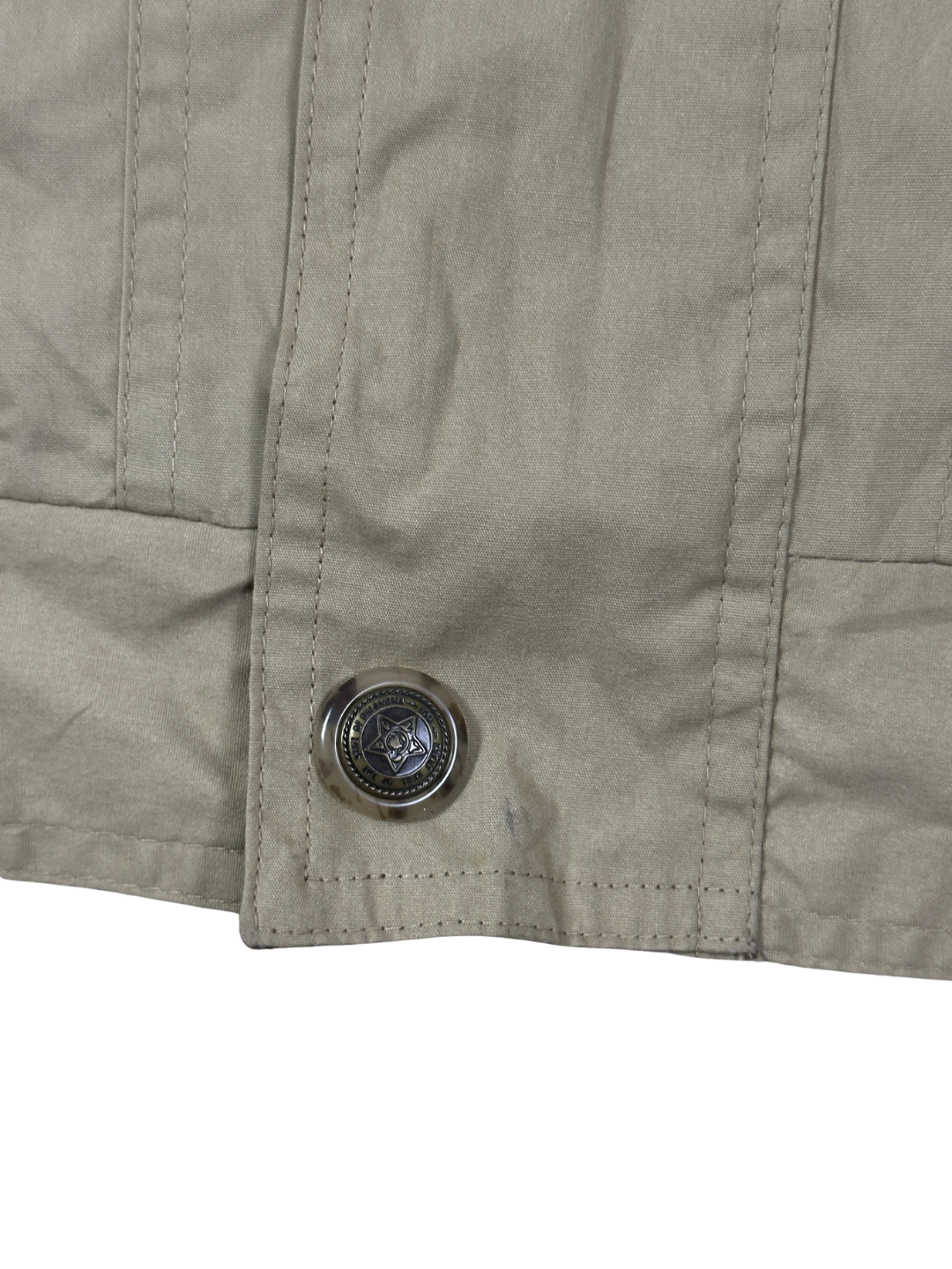 Vintage Two-Tone Utility Bomber Style Jacket - XL