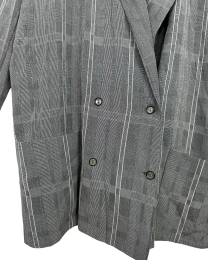 O-Batel Lightweight Plaid Women's Shirt-Blazer