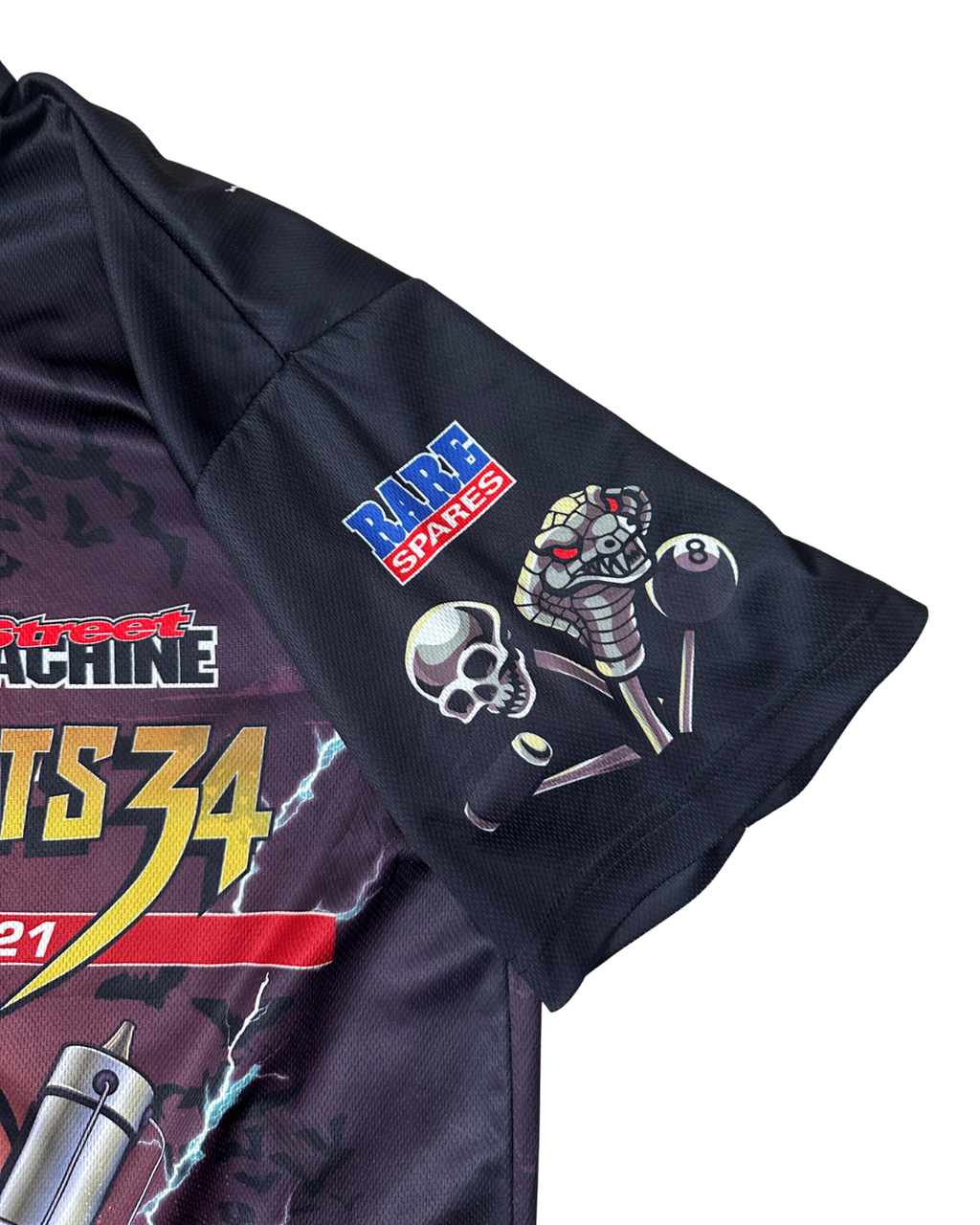 Street Machine Summernats V8CCINE Sublimated Polo Shirt