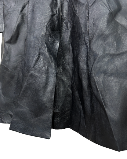 Black Women’s Genuine Leather Jacket - Small