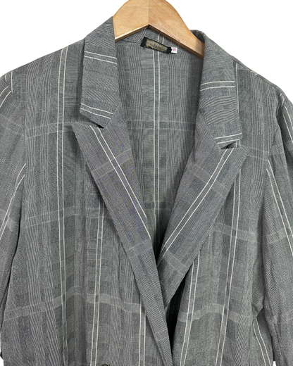 O-Batel Lightweight Plaid Women's Shirt-Blazer