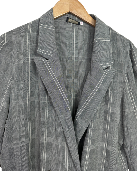 O-Batel Lightweight Plaid Women's Shirt-Blazer