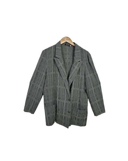 O-Batel Lightweight Plaid Women's Shirt-Blazer