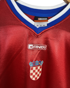 Vintage Early 2000s AND1 Croatia National Basketball Team Mate Skelin Warm-Up Shirt
