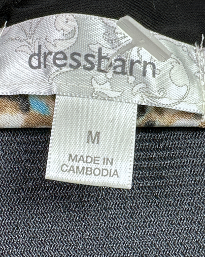 Y2K Dresbarn Animal Print Tank Top with Studded Collar Medium