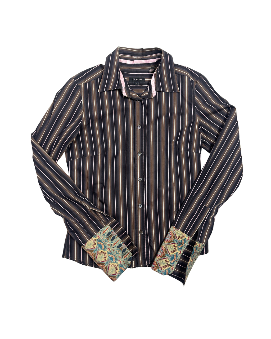 Ted Baker Long Sleeve Women's Striped Shirt