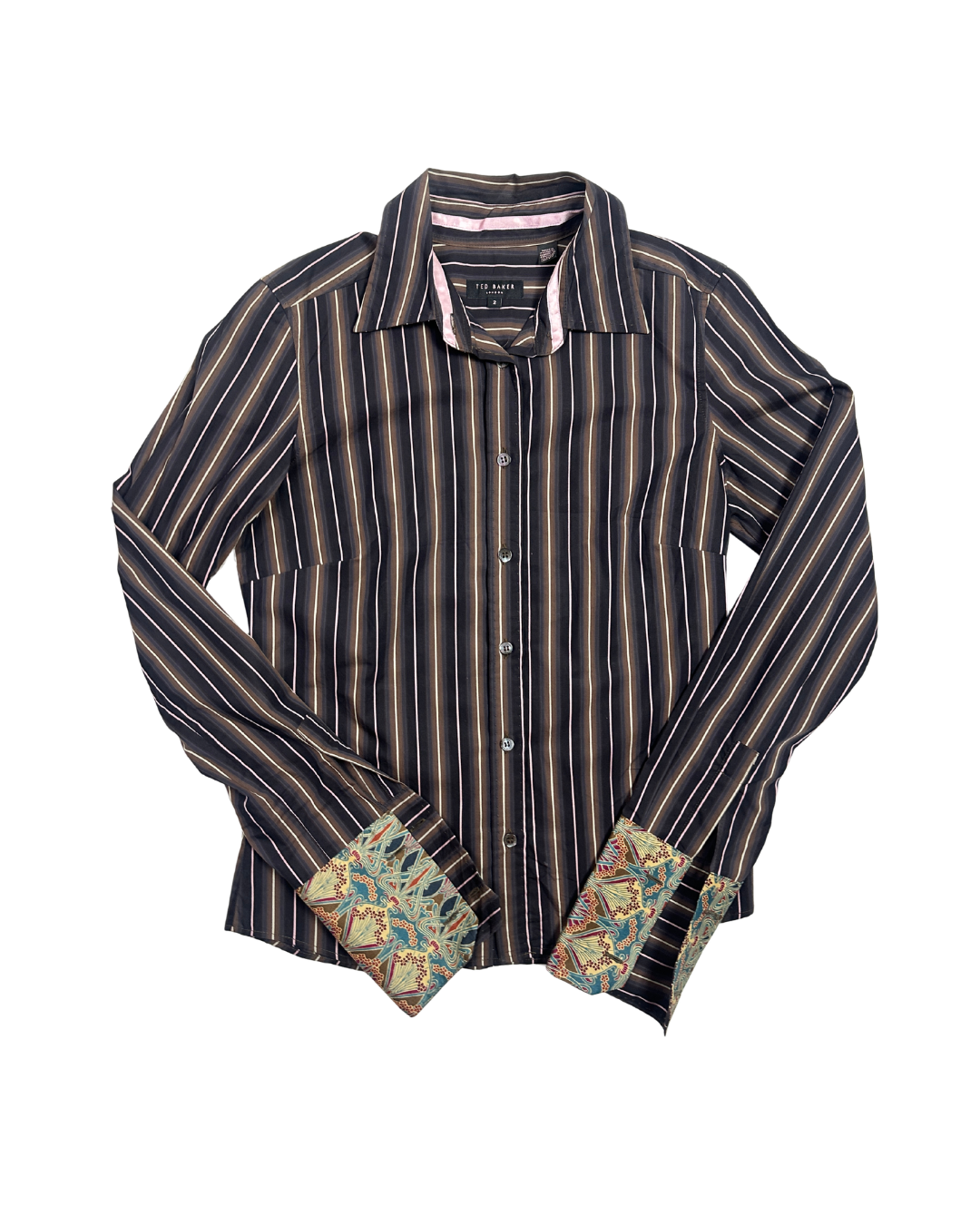Ted Baker Long Sleeve Women's Striped Shirt