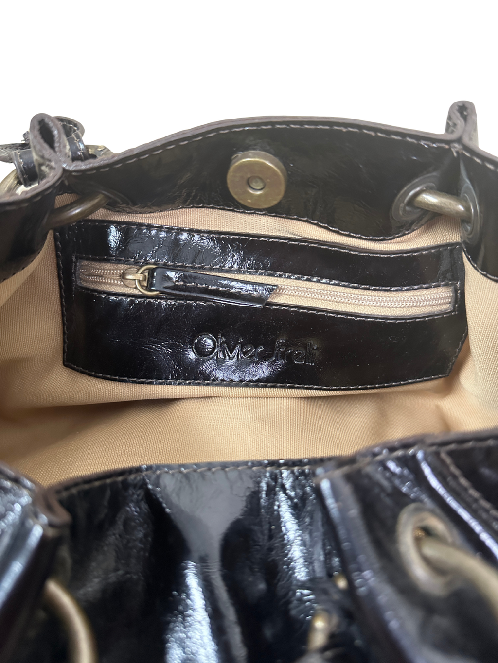 Olivier Strelli Genuine Leather Shoulder Bag
