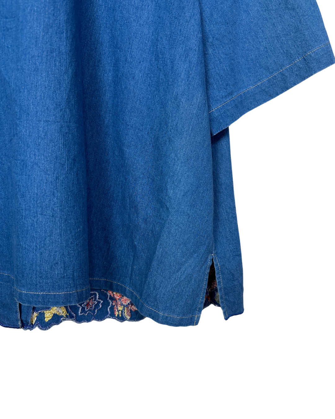 Vintage Napa Valley Denim Embroidered Women's Shirt 2XL