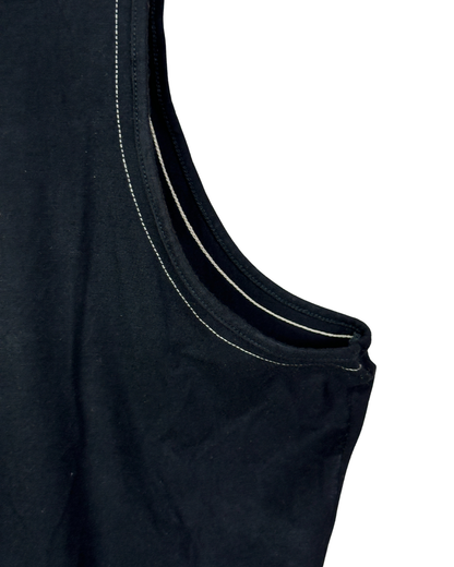 Vintage Christine Laure Tank Top with Embroidered Floral Appliqué