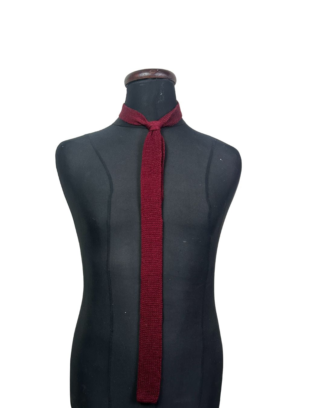 Maroon Knit Necktie