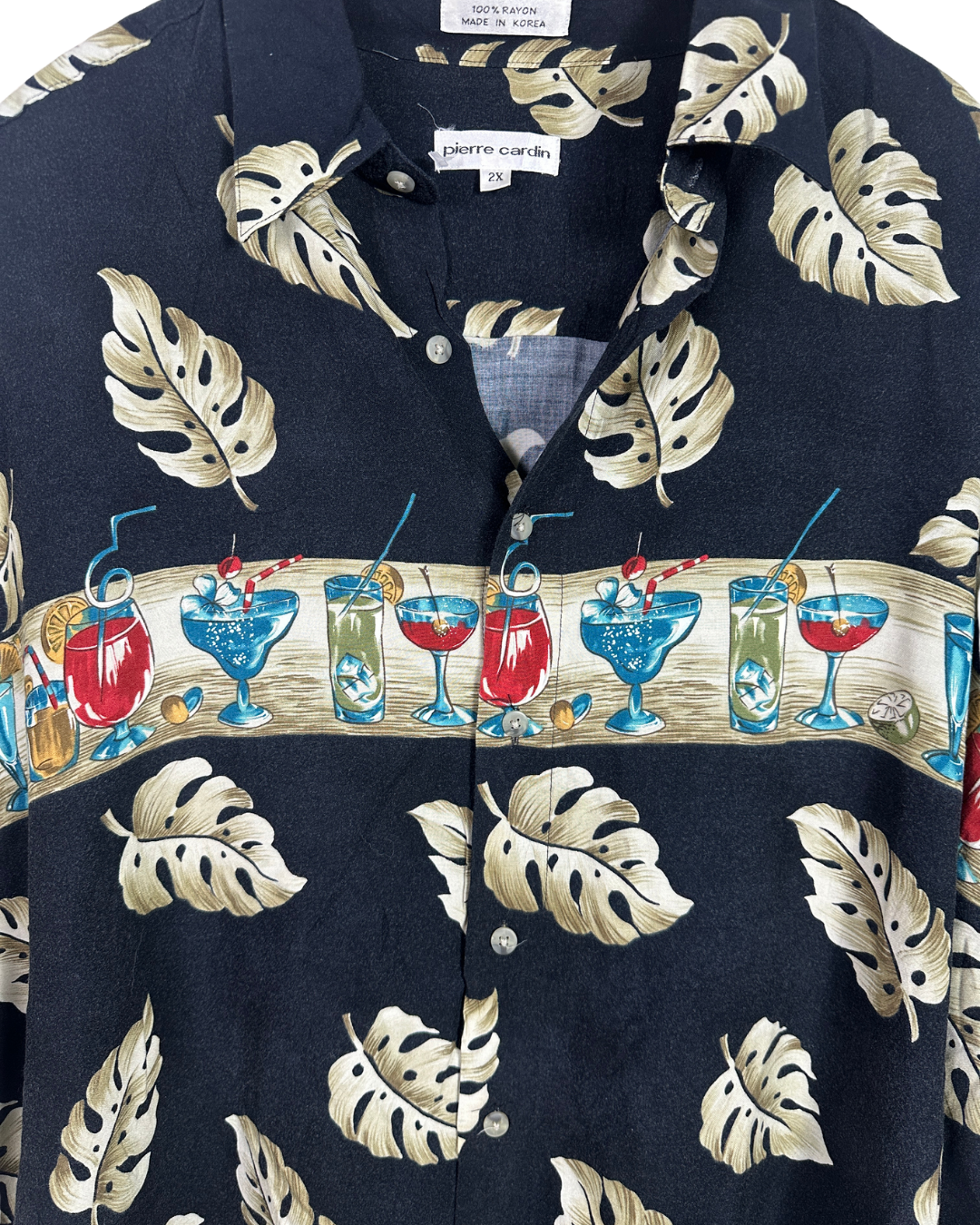 Pierre Cardin Hawaiian Shirt 2XL