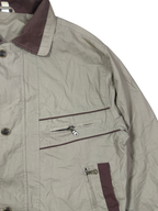 Vintage Two-Tone Utility Bomber Style Jacket - XL