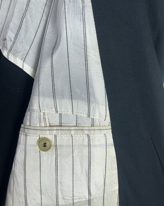 Navy Lightweight Double Breasted Blazer