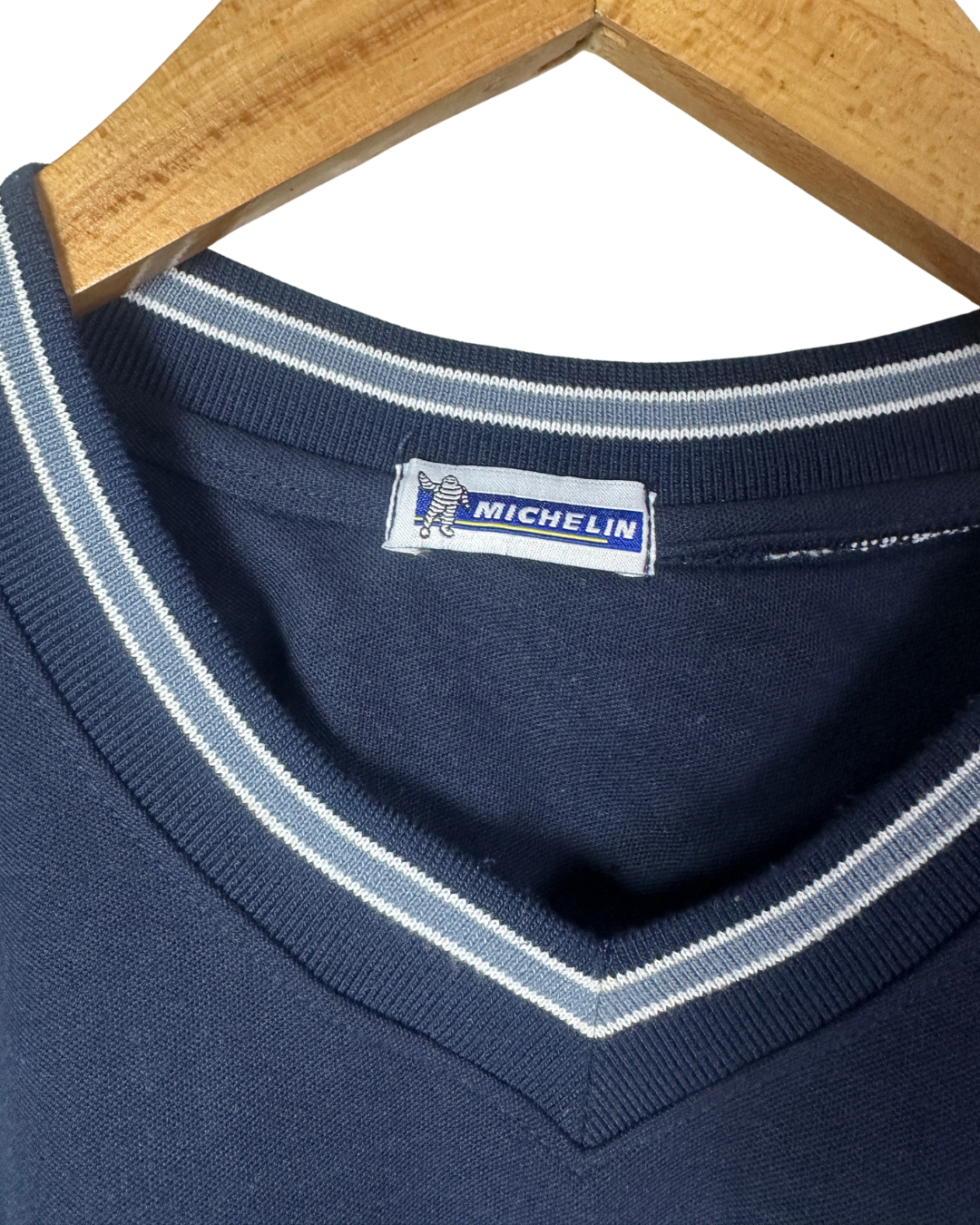 Vintage Michelin V-Neck T-shirt - XL
