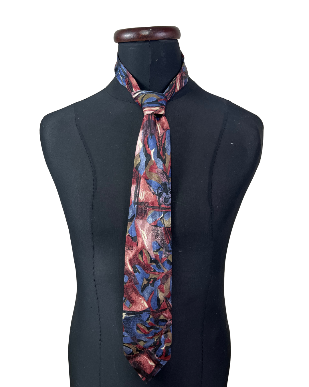 Abstract Print Necktie 8.5 cm