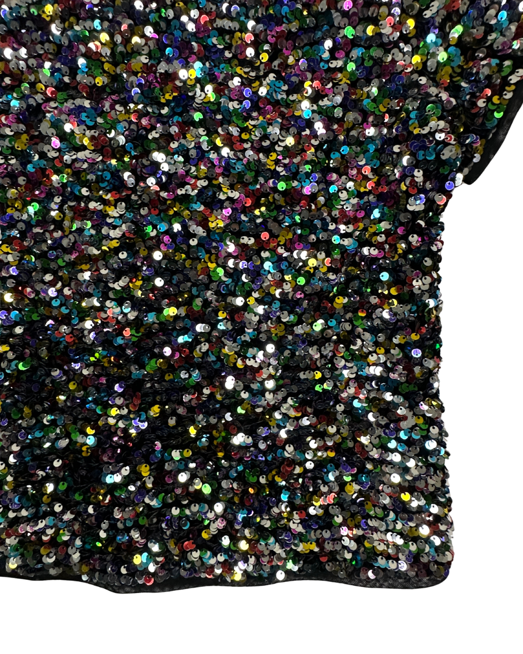 Tu Multicolor Sequinned Top