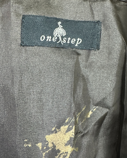 One Step Brown Sheep Leather Women's Coat