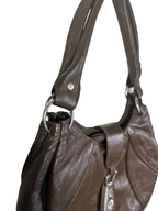 Vintage Brown Genuine Leather Shoulder Bag