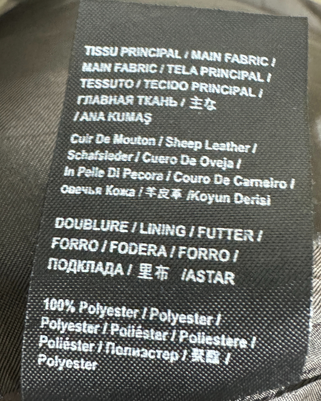 One Step Brown Sheep Leather Women's Coat