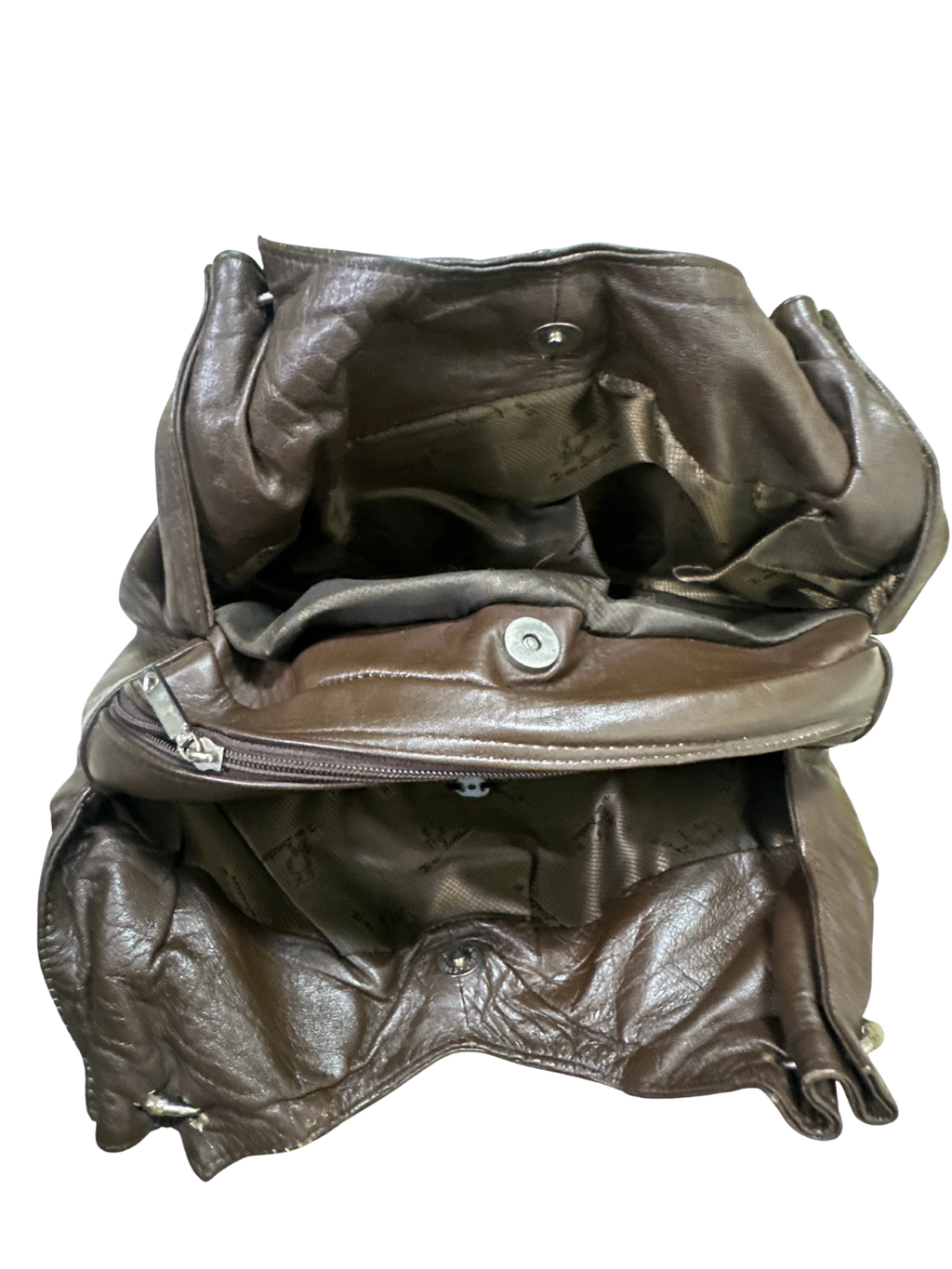 Vintage Brown Genuine Leather Shoulder Bag
