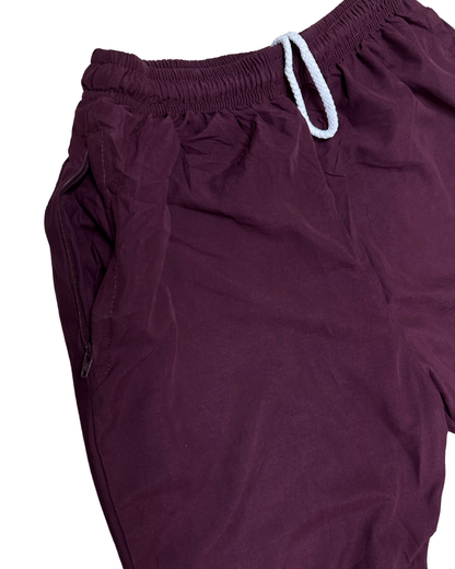 Burgundy Track Pants Medium