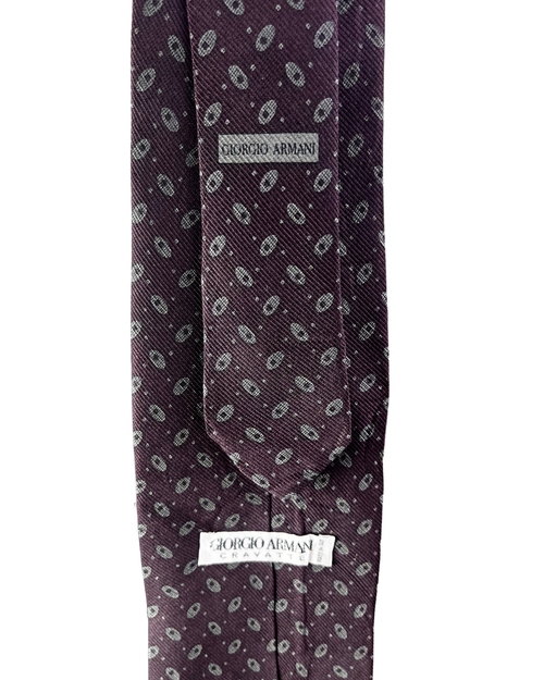 Giorgio Armani Silk Necktie 9.5 cm