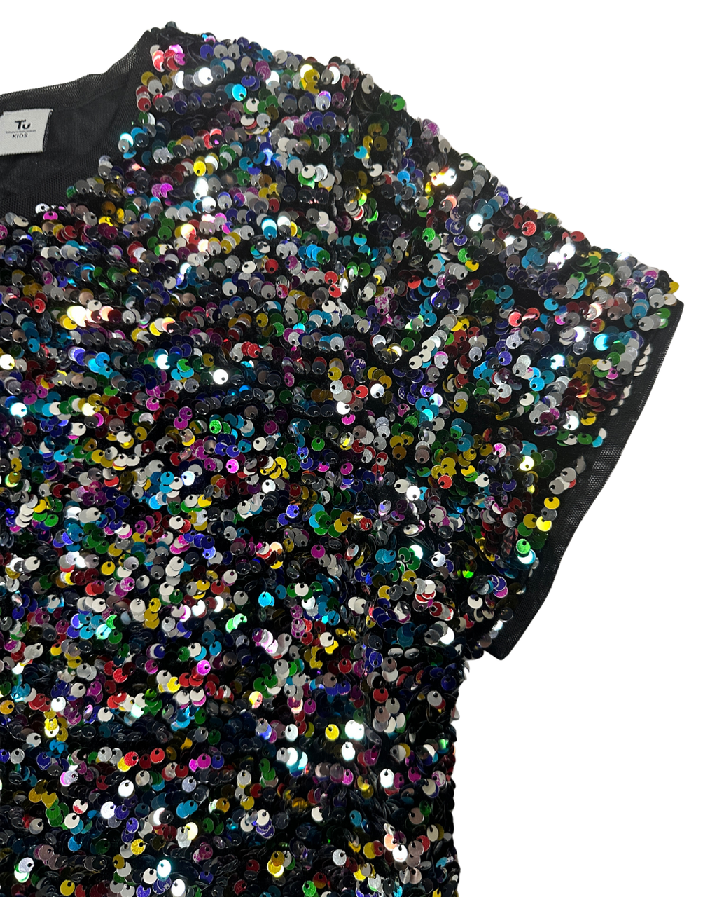 Tu Multicolor Sequinned Top