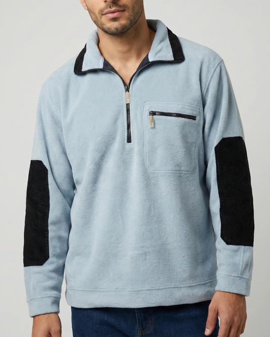 Active Fleece Quarter-Zip Sweatshirt Medium